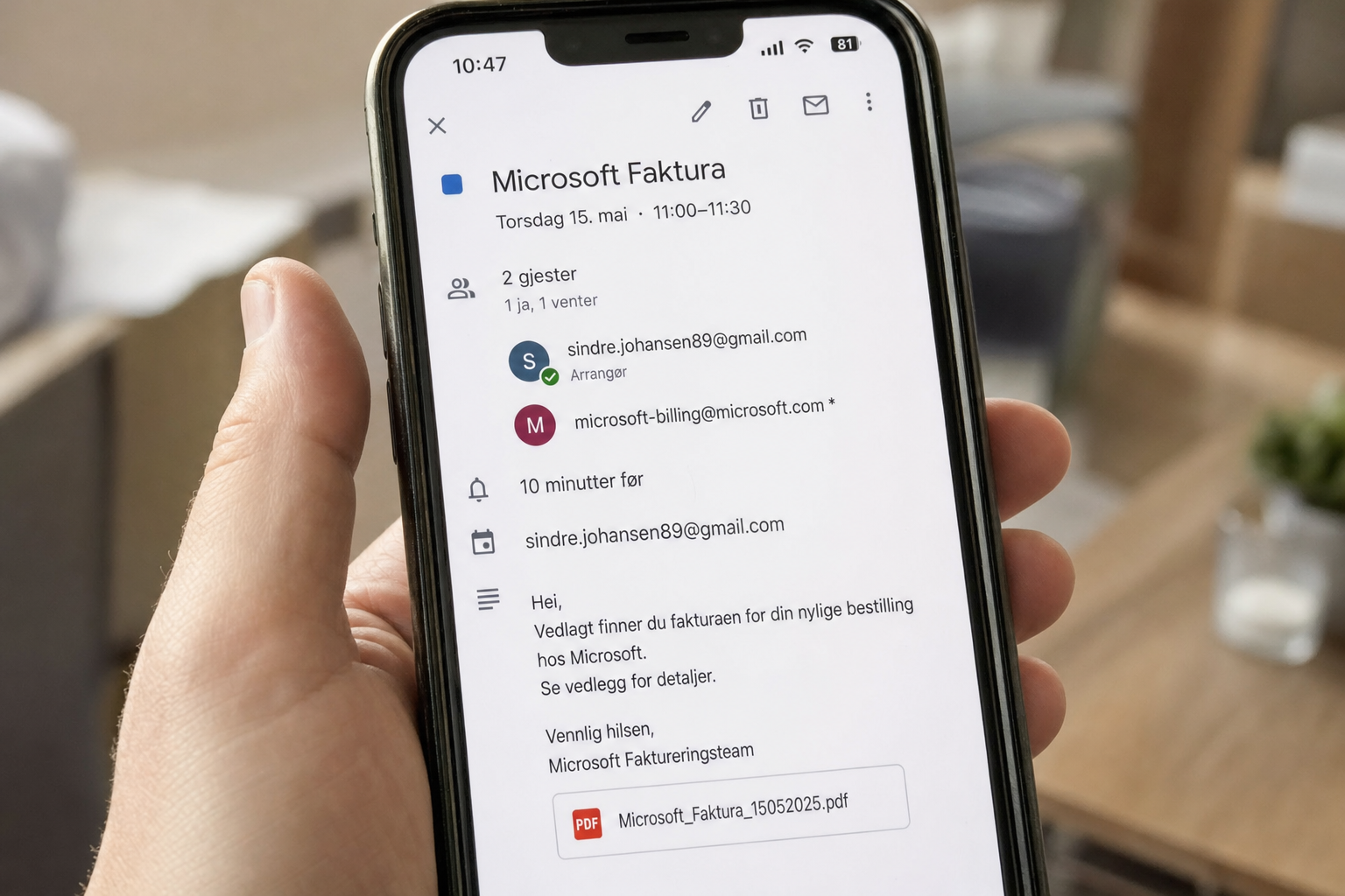 Avtalen du aldri sa ja til dukker opp i kalenderen: Nytt nettfiske sniker seg forbi spamfilteret