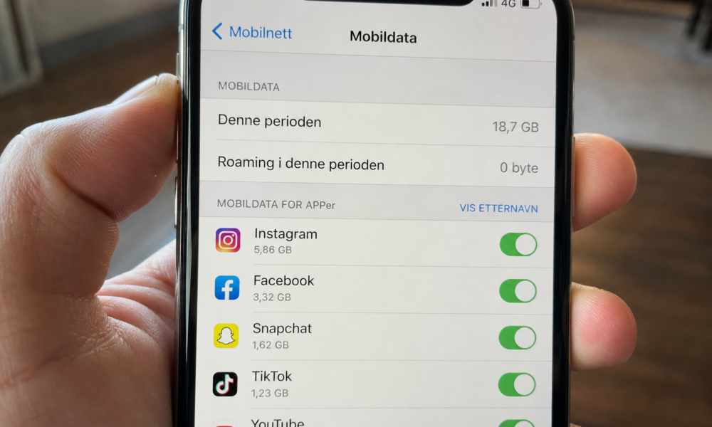 Ser du aldri på dataforbruket ditt: Sannsynligvis betaler du for mye for mobilabonnementet