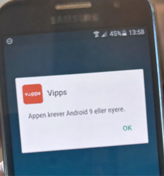 Har du en Android-telefon fra 2019 eller eldre: Bankappen kan nekte å virke uten noe forvarsel