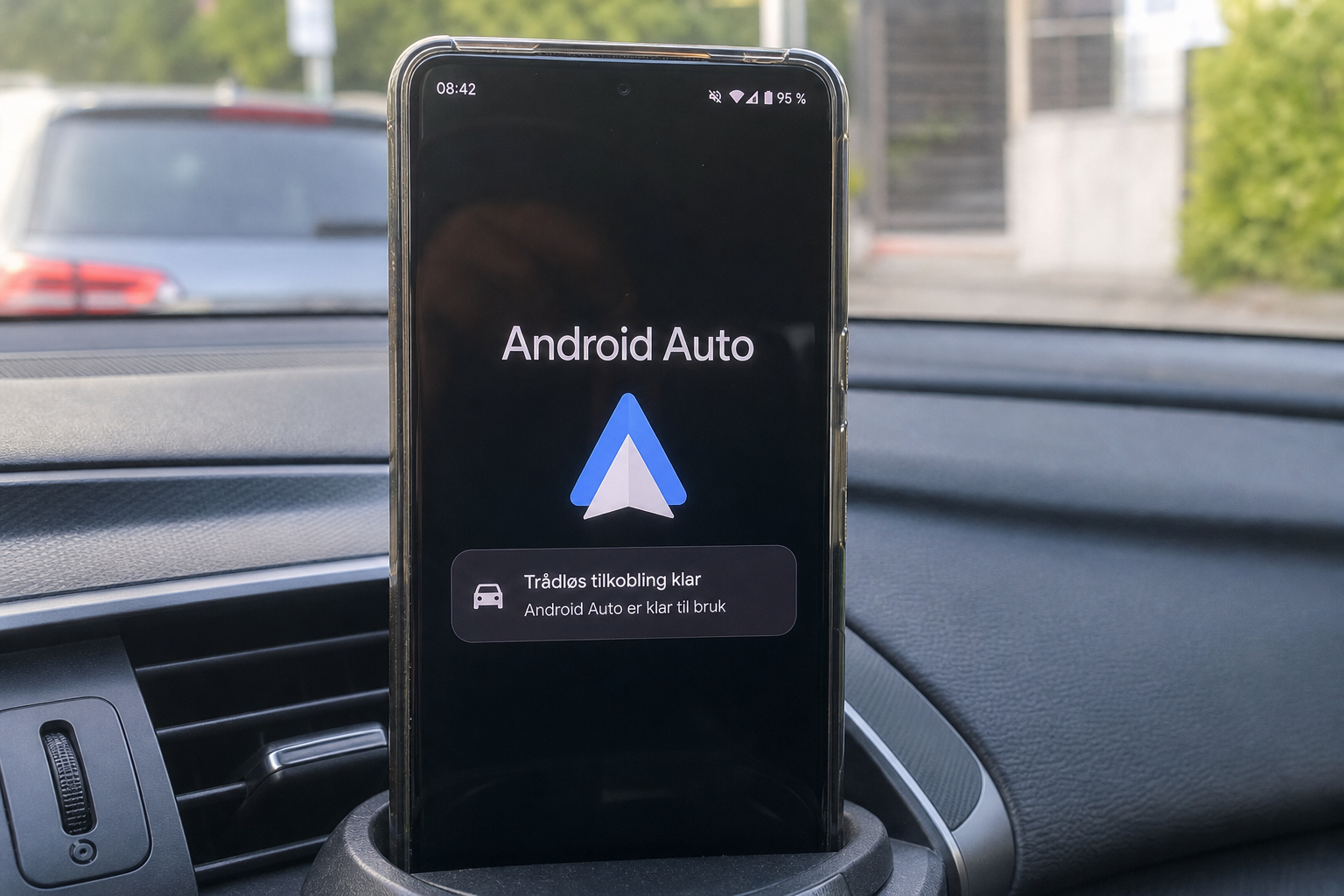 Android Auto virker trådløst i bilen uten kabel: Slik setter du det opp én gang for alle