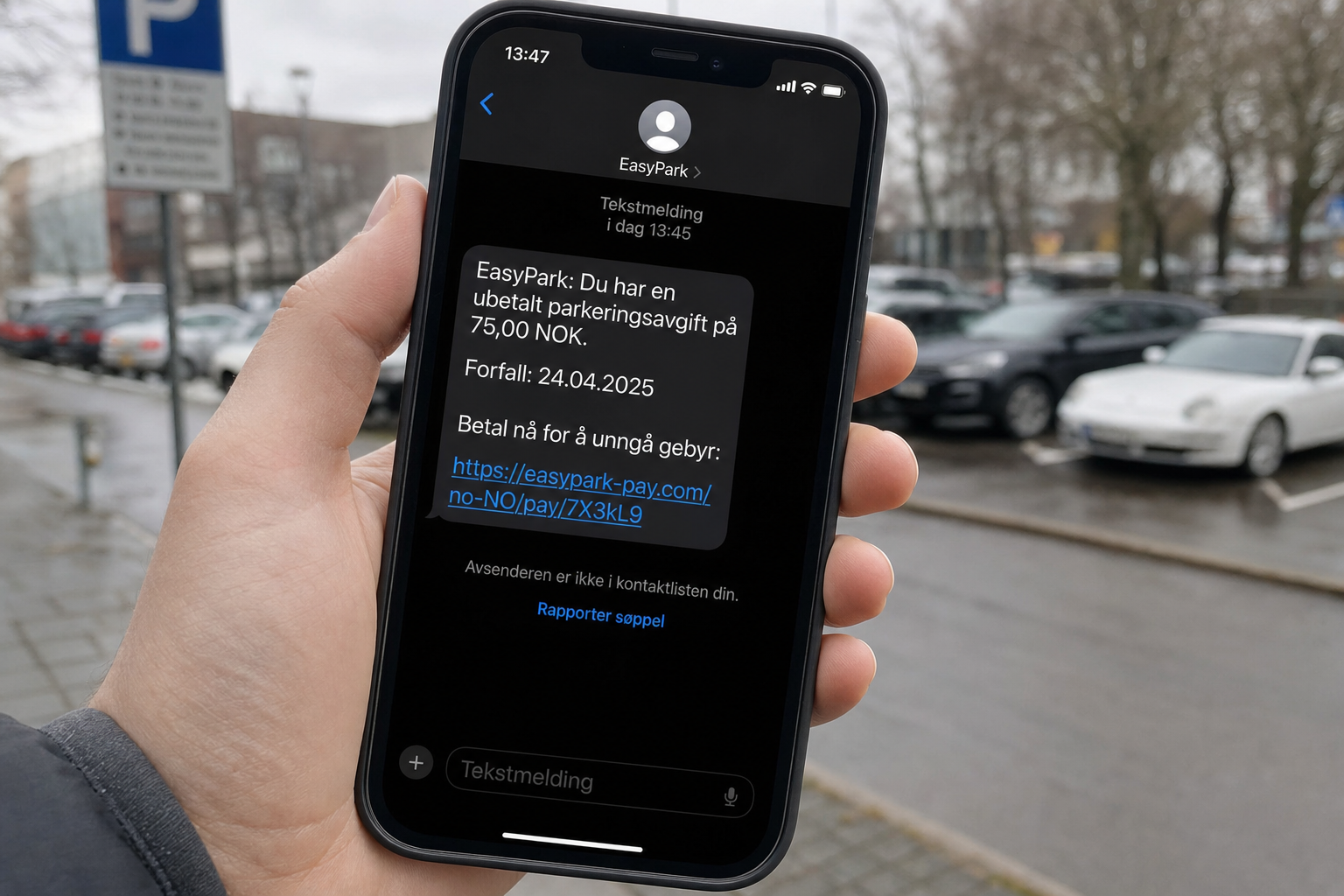 Parkeringsappen millioner bruker er svindlernes nye favorittverktøy: Slik kjenner du igjen den falske EasyPark-SMS-en
