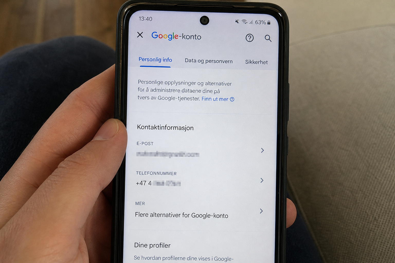 Google har stille koblet jobbkontoen og privatkontoen din via telefonnummeret: Slik fjerner du koblingen nå