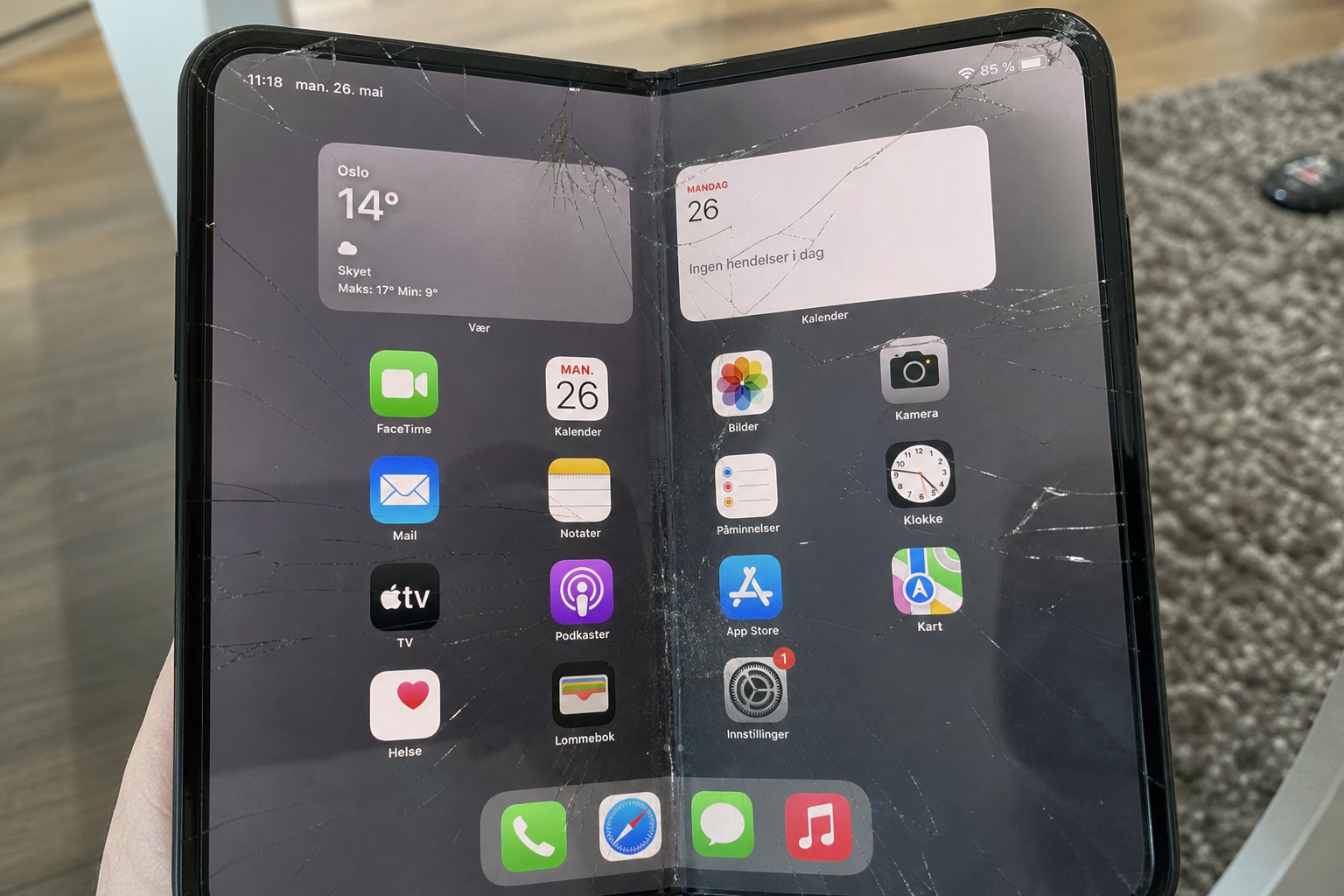 Knuser du iPhone Duo-skjermen? Reparasjonen koster halvparten av det du betalte