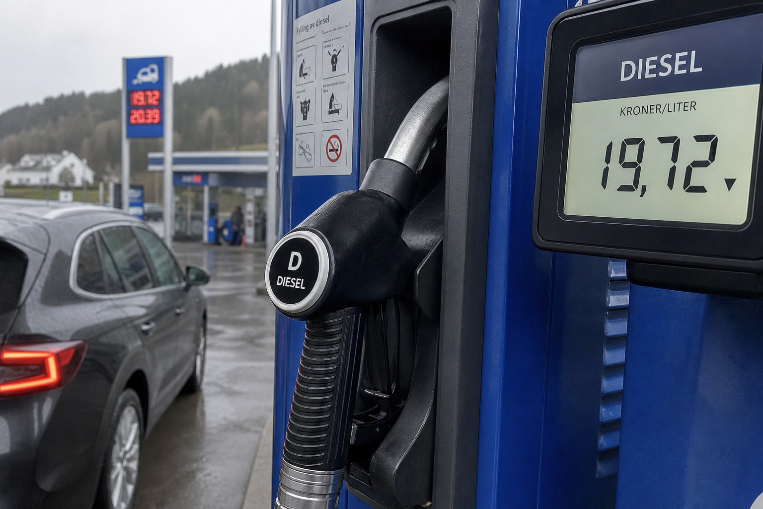 Dieselen stuper til 7 prosent i EU: Bruktprisene i Norge faller 21 prosent